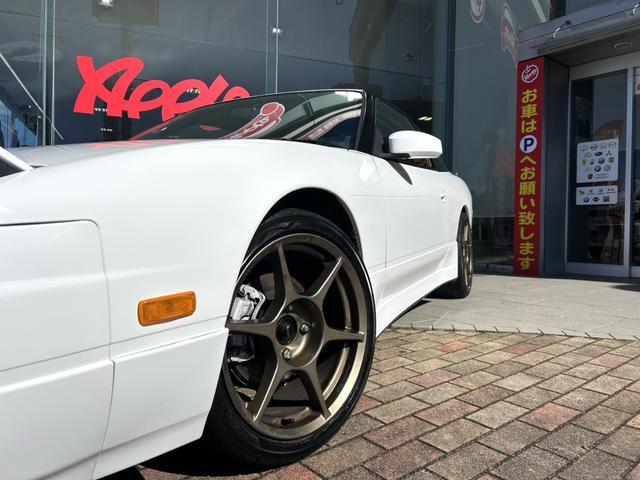 １８０ＳＸ タイプＸ　Ｐ１レーシング１７インチＡＷ　純正ＯＰサイドステップ　リアアンダー（8枚目）