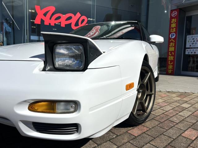 １８０ＳＸ タイプＸ　Ｐ１レーシング１７インチＡＷ　純正ＯＰサイドステップ　リアアンダー（9枚目）