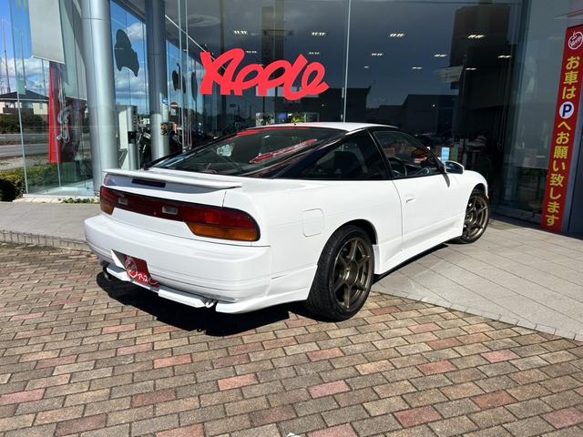 １８０ＳＸ タイプＸ　Ｐ１レーシング１７インチＡＷ　純正ＯＰサイドステップ　リアアンダー（15枚目）