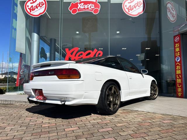 １８０ＳＸ タイプＸ　Ｐ１レーシング１７インチＡＷ　純正ＯＰサイドステップ　リアアンダー（16枚目）