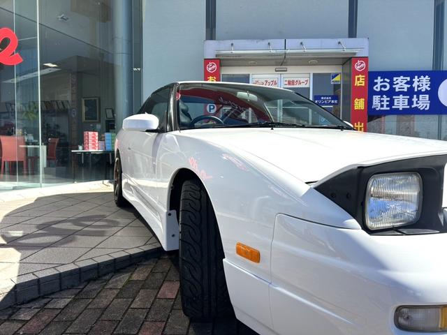 １８０ＳＸ タイプＸ　Ｐ１レーシング１７インチＡＷ　純正ＯＰサイドステップ　リアアンダー（21枚目）
