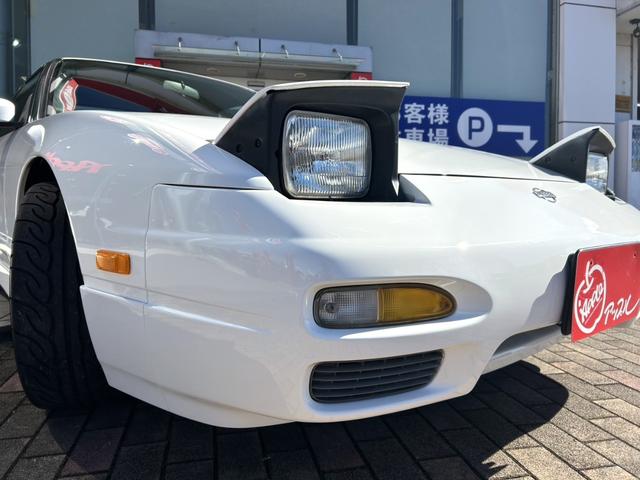 １８０ＳＸ タイプＸ　Ｐ１レーシング１７インチＡＷ　純正ＯＰサイドステップ　リアアンダー（22枚目）