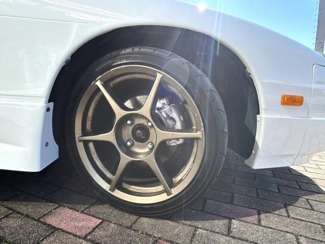 １８０ＳＸ タイプＸ　Ｐ１レーシング１７インチＡＷ　純正ＯＰサイドステップ　リアアンダー（29枚目）