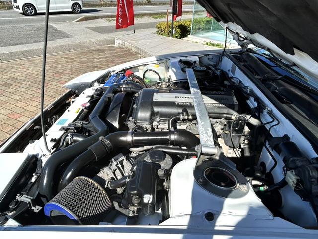 １８０ＳＸ タイプＸ　Ｐ１レーシング１７インチＡＷ　純正ＯＰサイドステップ　リアアンダー（59枚目）