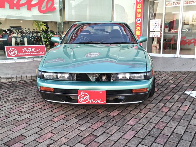 シルビア 　純正ライムグリーンＩＩ　純正５速　ＳＲ２０ＤＥＴ　２名公認　ＢＲＩＤＥフルバケ　Ｒ３２ＧＴＲホイール　エンジン内部改造有　ＴＯＭＥＩＣＮＣカム　ヘッドカバー加工　前置ＩＣ　ＨＫＳＧＴ－ＳＳタービン（2枚目）