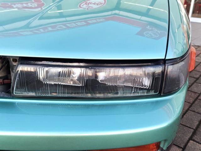 シルビア 　純正ライムグリーンＩＩ　純正５速　ＳＲ２０ＤＥＴ　２名公認　ＢＲＩＤＥフルバケ　Ｒ３２ＧＴＲホイール　エンジン内部改造有　ＴＯＭＥＩＣＮＣカム　ヘッドカバー加工　前置ＩＣ　ＨＫＳＧＴ－ＳＳタービン（7枚目）
