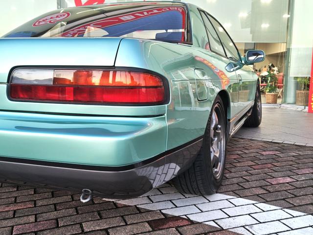 シルビア 　純正ライムグリーンＩＩ　純正５速　ＳＲ２０ＤＥＴ　２名公認　ＢＲＩＤＥフルバケ　Ｒ３２ＧＴＲホイール　エンジン内部改造有　ＴＯＭＥＩＣＮＣカム　ヘッドカバー加工　前置ＩＣ　ＨＫＳＧＴ－ＳＳタービン（13枚目）
