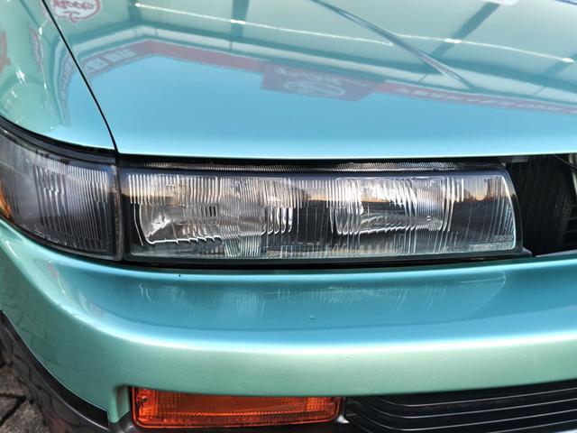 シルビア 　純正ライムグリーンＩＩ　純正５速　ＳＲ２０ＤＥＴ　２名公認　ＢＲＩＤＥフルバケ　Ｒ３２ＧＴＲホイール　エンジン内部改造有　ＴＯＭＥＩＣＮＣカム　ヘッドカバー加工　前置ＩＣ　ＨＫＳＧＴ－ＳＳタービン（16枚目）