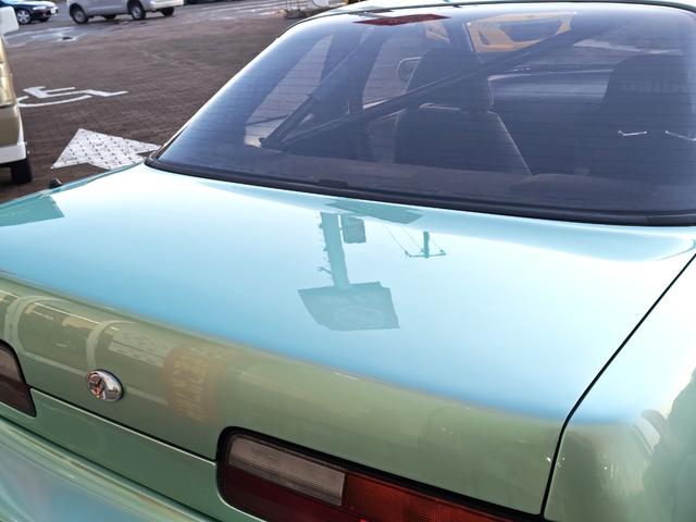 シルビア 　純正ライムグリーンＩＩ　純正５速　ＳＲ２０ＤＥＴ　２名公認　ＢＲＩＤＥフルバケ　Ｒ３２ＧＴＲホイール　エンジン内部改造有　ＴＯＭＥＩＣＮＣカム　ヘッドカバー加工　前置ＩＣ　ＨＫＳＧＴ－ＳＳタービン（21枚目）