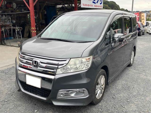 ステップワゴンスパーダ Z ETC TV 両側電動スライドドア HID スマートキー 電動格納ミラー 3列シート CVT アルミホイール CD DVD再生 Bluetooth 盗難防止システム 衝突安全ボディ ABS ESC(12枚目)