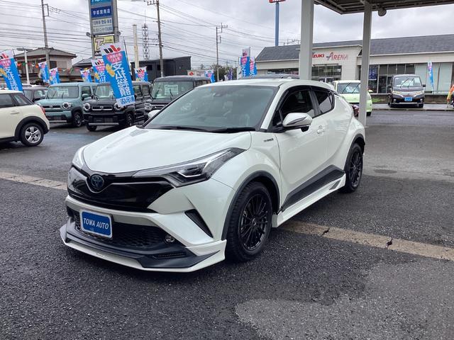 C-HR S LEDパッケージ ハイブリッド トヨタセーフティセンス 純正9インチSDナビ バックカメラ フルセグ TRDエアロ ビルトインETC2.0 LEDヘッドライト ドラレコ オートクルーズコントロール オートハイビーム(5枚目)