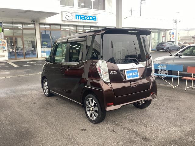 ｅＫスペースカスタム カスタムＴ　ｅ－アシスト　純正メモリーナビ　バックカメラ　フルセグ　両側電動スライドドア　レーダーブレーキサポート　プッシュスタート　アイドリングストップ　ＨＩＤヘッドライト　フォグランプ（9枚目）