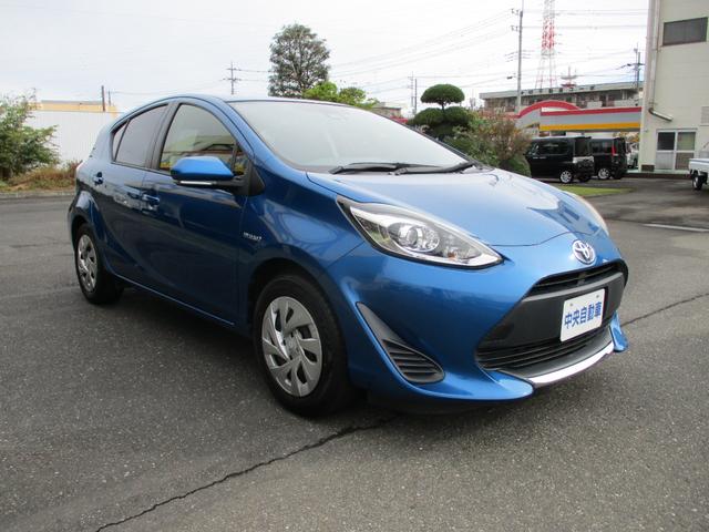 アクア S メモリーナビゲーション CD Bluetooth接続オーディオ バックモニター トヨタセーフティーセンス ETC オートエアコン 電動格納ミラー 横滑り防止機能 オートハイビーム プライバシーガラス(3枚目)