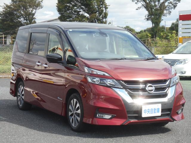 セレナ ハイウェイスターＧ　９インチメモリーナビ　フルセグＴＶ　アラウンドビューモニター　フリップダウンモニター　両側パワースライドドア　衝突軽減ブレーキ　オートクルーズコントロール　Ｂｌｕｅｔｏｏｔｈ　ＬＥＤライト（4枚目）