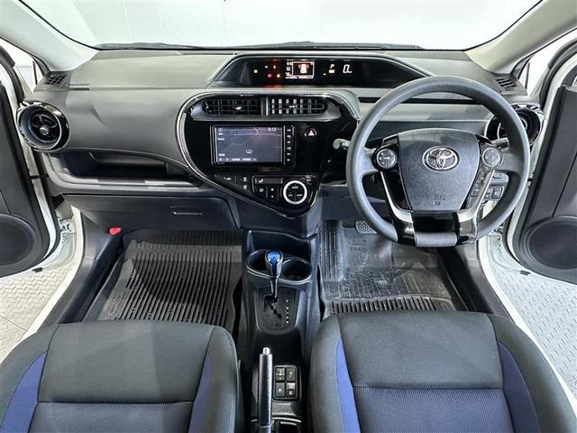 アクア S スマートキープッシュスタート キーレスエントリ LEDヘッドライト フルセグ地デジ イモビ ナビ&TV ワンオーナー車 オートエアコン デュアルエアバック ESC Bカメラ パワーウィンドウ ETC(10枚目)