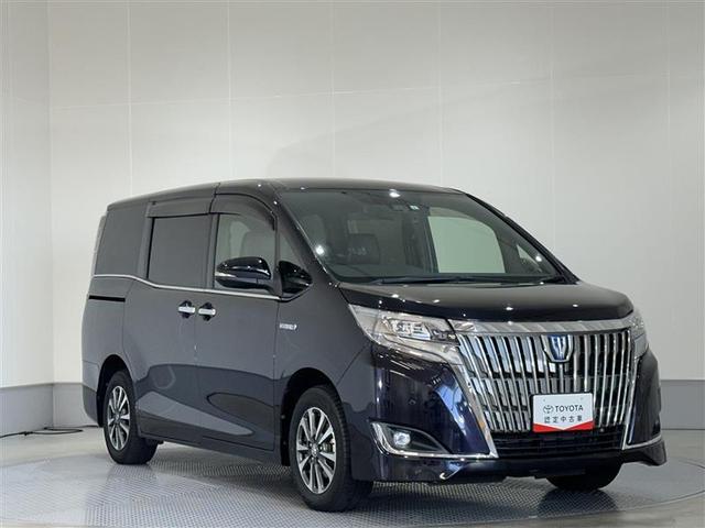 エスクァイア ハイブリッドＧｉ　プレミアムパッケージ　地上デジタル　衝突被害軽減　ＬＥＤライト　１オナ　Ｂカメラ　クルコン　スマートキー　メモリナビ　ナビ＆ＴＶ　キーレス　盗難防止装置　ＤＶＤ再生　ＡＢＳ　３列シート　ＥＴＣ　記録簿有　アルミ　両自動ドア（4枚目）