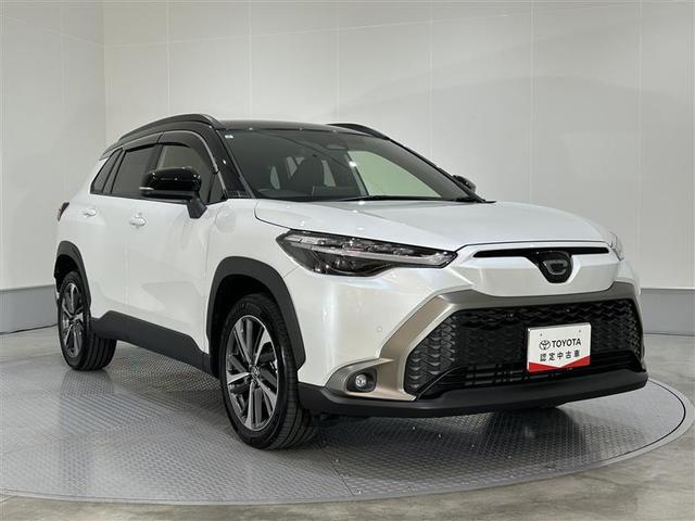 カローラクロス ハイブリッド Z PCS フルセグテレビ LEDヘッドライト Bカメラ ナビ・TV インテリジェントキー パワーシート キーフリー アルミホイール ETC 盗難防止 ミュージックプレイヤー接続可 オートエアコン 記録簿(34枚目)