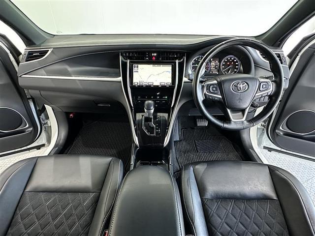 ハリアー プレミアム エアロ付 ワンオーナ カーテンエアバッグ クルーズC 記録簿あり Bカメラ 電動パワーシート LEDライト メモリナビ 横滑り防止機能 オートエアコン Aストップ エアバッグ AW DVD再生可(11枚目)