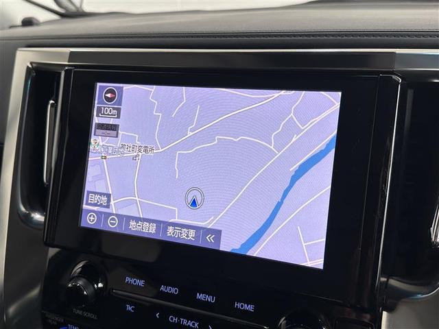 アルファードハイブリッド ＳＲ　Ｃパッケージ　点検記録簿　ワンオナ　バックモニター　オートエアコン　ＬＥＤ　横滑り防止機能　ＡＢＳ　イモビ　アルミ　ドライブレコーダー　ナビ＆ＴＶ　４ＷＤ　ミュージックプレイヤー接続可　３列シート　メモリーナビ（15枚目）