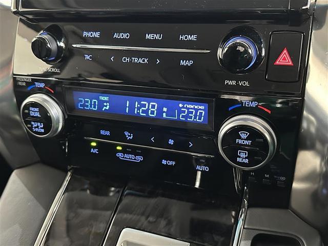 アルファードハイブリッド ＳＲ　Ｃパッケージ　点検記録簿　ワンオナ　バックモニター　オートエアコン　ＬＥＤ　横滑り防止機能　ＡＢＳ　イモビ　アルミ　ドライブレコーダー　ナビ＆ＴＶ　４ＷＤ　ミュージックプレイヤー接続可　３列シート　メモリーナビ（18枚目）
