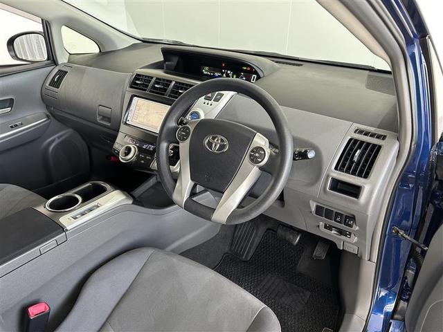 プリウスα S ワンオーナ スマキー 盗難防止システム 整備記録簿 パワーウィンドウ ESC 運転席エアバッグ サイドカーテンエアバック デュアルエアバック ETC車載器 キーレスエントリー オートエアコン アルミ(6枚目)