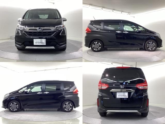 フリード クロスター・ホンダセンシング　Ｂｌｕｅｔｏｏｔｈ・純正ナビ・リアカメラ・ＥＴＣ２．０・前後ドラレコ・禁煙車・ワンオーナー・ＶＳＡ・サイドカーテンエアバック・両側電動スライドドア・シートヒーター・パーキングセンサー・オートＡ／Ｃ（5枚目）