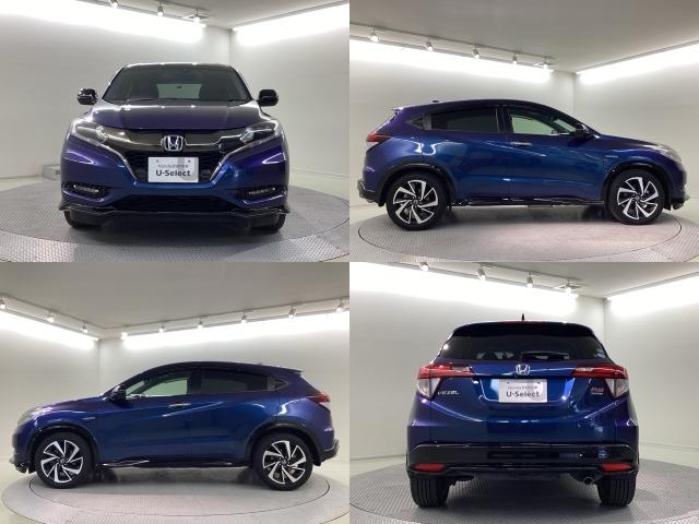 ヴェゼル ハイブリッドＲＳ・ホンダセンシング　Ｂｌｕｅｔｏｏｔｈ・純正ナビ・リアカメラ・ＥＴＣ・前後ドラレコ・禁煙車・ＶＳＡ・カーテンエアバック・電子パーキング・ブレーキホールド・シートヒーター・車両接近警報装置・オートＡ／Ｃ・取扱説明書・記録簿（5枚目）