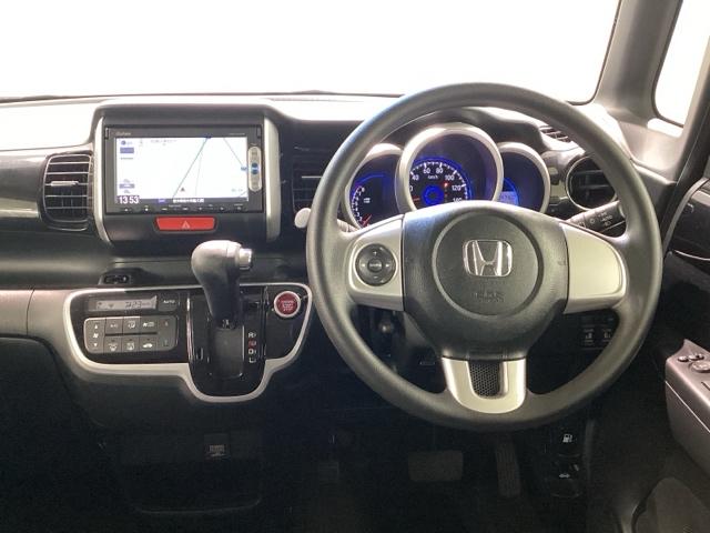 Ｎ－ＢＯＸカスタム Ｇ・Ｌパッケージ　Ｂｌｕｅｔｏｏｔｈ・純正ナビ・リアカメラ・ＥＴＣ・安心パッケージ・禁煙車・ワンオーナー・ＶＳＡ・ＳＲＳエアバック・両側電動スライドドア・ＨＩＤヘッドライト・スマートキー・取扱説明書・記録簿・スペアキー（10枚目）