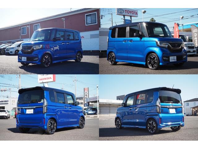 N-BOXカスタム G・EXターボホンダセンシング ホンダセンシング/衝突軽減ブレーキ/クルーズコントロール/前後ドラレコ/両側パワースライドドア/アルミホイール/純正ナビ/LEDヘッドライト/TV/バックカメラ/ETC/サイドカーテンエアバック/(2枚目)