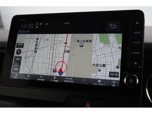 Ｎ－ＢＯＸカスタム ターボ　純正ナビ／ホンダセンシング／前後ドラレコ／サイド・カーテンエアバック／両側パワースライドドア／衝突軽減ブレーキ／クルーズコントロール／ＬＥＤヘッドライト／アルミホイール／ＥＴＣ／ＴＶ／バックカメラ／（3枚目）