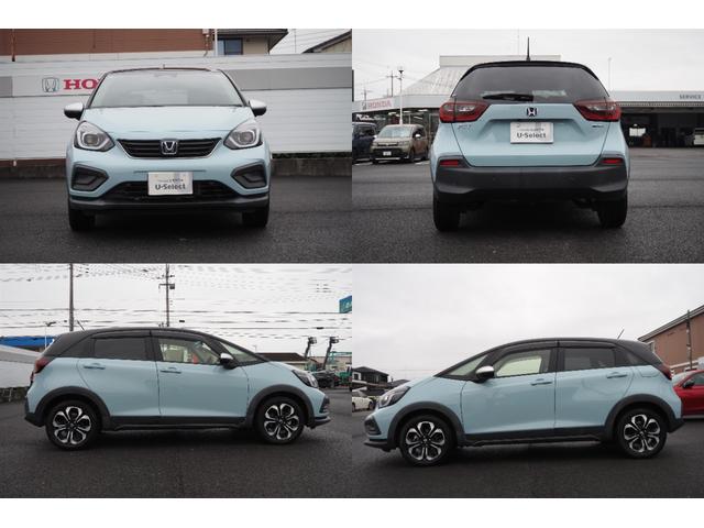 フィット ｅ：ＨＥＶクロスター　ホンダセンシング／衝突軽減ブレーキ／クルーズコントロール／ＬＥＤヘッドライト／１６インチアルミホイール／純正ナビ／ＥＴＣ／ＴＶ／バックカメラ／サイドカーテンエアバック／ＣＤ／ＤＶＤ／（19枚目）