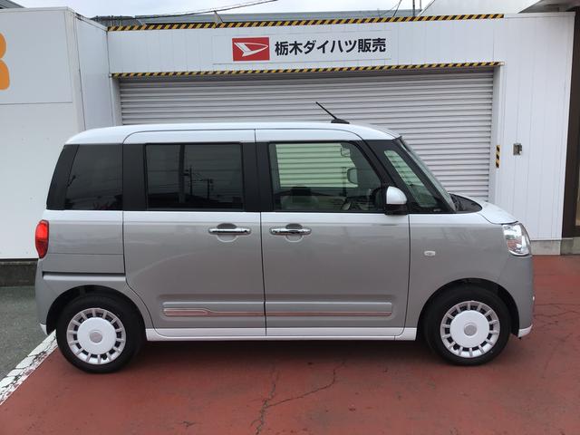 ムーヴキャンバス ストライプスＧターボ　レーダーブレーキ　禁煙　シートＨ　左右オートスライド　オートハイビーム　ＬＥＤヘッドライト　クリアランスソナー　ターボ車　スマートキー　レーンキープ　セキュリティーアラーム　ベンチシート（9枚目）