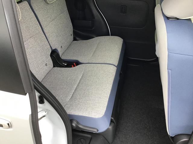 ムーヴキャンバス ストライプスＧターボ　レーダーブレーキ　禁煙　シートＨ　左右オートスライド　オートハイビーム　ＬＥＤヘッドライト　クリアランスソナー　ターボ車　スマートキー　レーンキープ　セキュリティーアラーム　ベンチシート（13枚目）