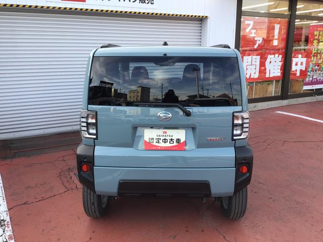 タフト Ｇ　被害軽減ブレーキ　コーナーセンサ　Ｉストップ　リアカメラ　メモリナビ　スマートキー＆プッシュスタート　車線逸脱防止　ナビＴＶ　ＥＴＣ　盗難防止システム　電動格納ドアミラー（5枚目）