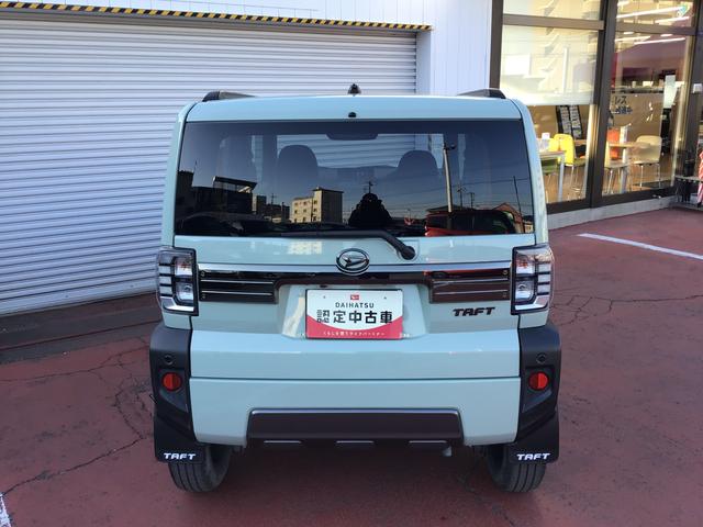 タフト Ｇターボ　クロムベンチャー　ディスプレイオーディオ　シートＨ　パノラマガラスルーフ　盗難防止　衝突軽減ブレーキサポート　電動格納ドアミラー　ターボエンジン　衝突安全ボディ　アルミ　ドラレコ　キーフリー　スマートキー（9枚目）