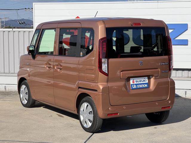 スペーシア ＨＹＢＲＩＤ　Ｘ　ＤＳＢＳＩＩ／ＡＣＣ／電動スライドドア　デュアルセンサーブレーキサポートＩＩ　アダプティブクルーズコントロール　電動スライドドア　電動パーキングブレーキ　オートライト　プッシュスタート　シートヒーター　オートエアコン　衝突被害軽減システム（9枚目）