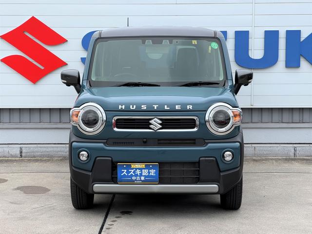 ハスラー HYBRID X 4WD 全方位ナビ/ETC 車検整備渡し 全方位モニター付メモリーナビ オートライト Bluetooth プッシュスタート シートヒーター オートエアコン ETC スズキセーフティーサポート 4WD 衝突被害軽減システム アイドリングストップ(4枚目)