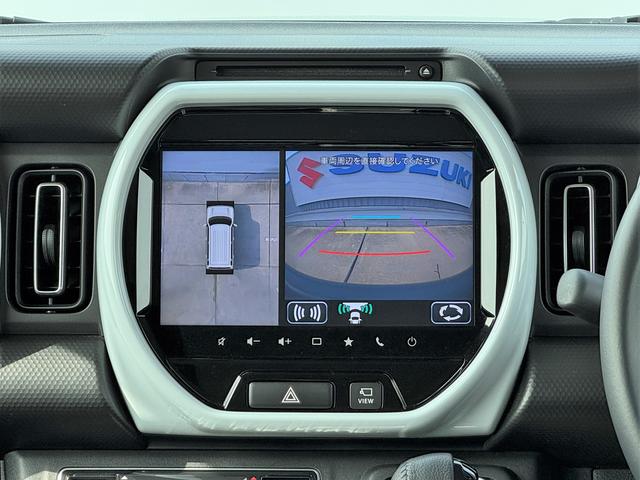 ハスラー HYBRID X 4WD 全方位ナビ/ETC 車検整備渡し 全方位モニター付メモリーナビ オートライト Bluetooth プッシュスタート シートヒーター オートエアコン ETC スズキセーフティーサポート 4WD 衝突被害軽減システム アイドリングストップ(27枚目)
