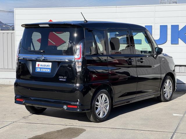 ソリオ ＨＹＢＲＩＤ　ＭＺ　３型　ＤＳＢＳＩＩ／ＡＣＣ／電動スライド　デュアルセンサーブレーキサポートＩＩ　アダプティブクルーズコントロール　電動スライドドア　オートライト　プッシュスタート　シートヒーター　オートエアコン　スズキセーフティーサポート（7枚目）