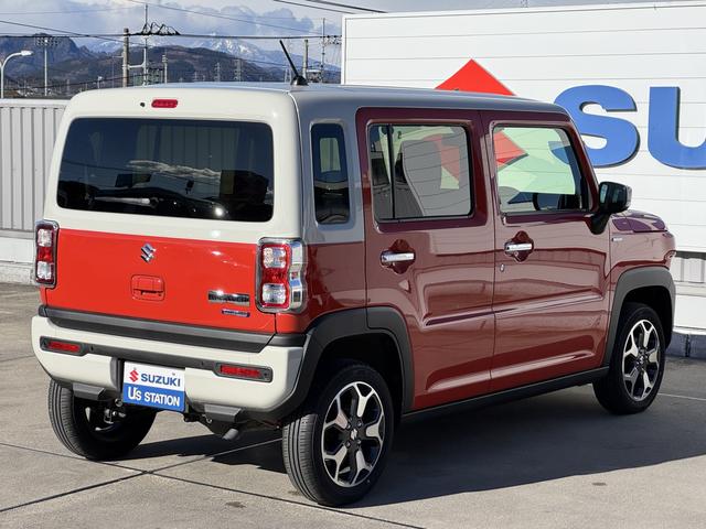 ハスラー ＨＹＢＲＩＤ　Ｘターボ　４ＷＤ　３型　ＤＣＢＳ／ＡＣＣ　デュアルカメラブレーキサポート　アダプティブクルーズコントロール　オートライト　プッシュスタート　シートヒーター　オートエアコン　スズキセーフティーサポート　４ＷＤ　衝突被害軽減システム（7枚目）