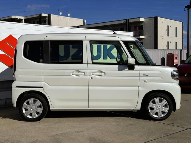 スペーシア ＨＹＢＲＩＤ　Ｘ　４ＷＤ　ＤＳＢＳＩＩ／電動スライドドア　デュアルセンサーブレーキサポートＩＩ　オートライト　電動スライドドア　プッシュスタート　シートヒーター　オートエアコン　スズキセーフティーサポート　４ＷＤ　衝突被害軽減システム　アイドリングストップ（6枚目）