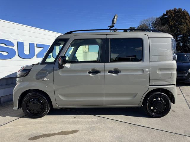 スペーシアベース ＸＦ　２型　全方位モニタ用カメラＰＫＧ／電動スライド（後右）　全方位モニター用カメラパッケージ　電動スライドドア（後席右）　オートライト　プッシュスタート　シートヒーター　オートエアコン　スズキセーフティーサポート　衝突被害軽減システム　アイドリングストップ（10枚目）