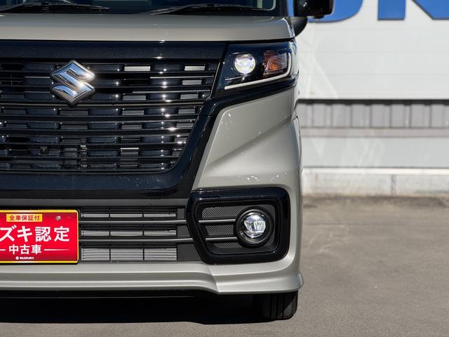 スペーシアベース ＸＦ　２型　全方位モニタ用カメラＰＫＧ／電動スライド（後右）　全方位モニター用カメラパッケージ　電動スライドドア（後席右）　オートライト　プッシュスタート　シートヒーター　オートエアコン　スズキセーフティーサポート　衝突被害軽減システム　アイドリングストップ（11枚目）