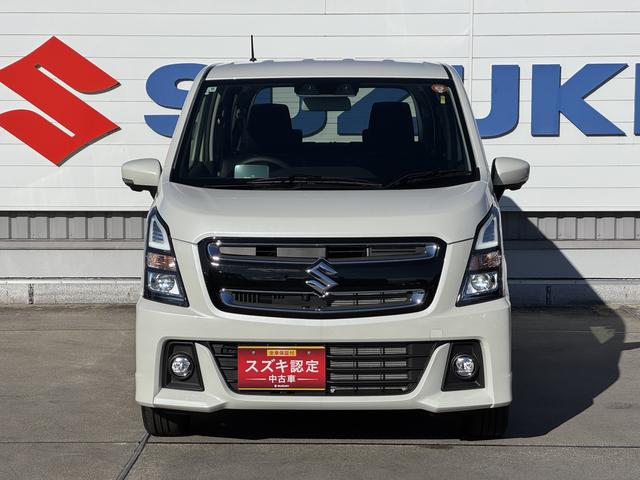 ワゴンＲスティングレー ＨＹＢＲＩＤ　Ｔ（ターボ）　４型　全方位モニタ用カメラＰＫＧ　全方位モニター用カメラパッケージ　オートライト　プッシュスタート　シートヒーター　オートエアコン　スズキセーフティーサポート　衝突被害軽減システム　アイドリングストップ　横滑り防止機能　衝突安全ボディ（4枚目）