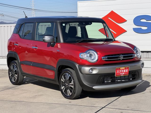 クロスビー HYBRID MZ 4型 DCBS/ACC/シートヒーター デュアルカメラブレーキサポート アダプティブクルーズコントロール シートヒーター オートライト プッシュスタート オートエアコン スズキセーフティーサポート 衝突被害軽減システム アイドリングストップ(5枚目)