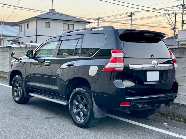 ランドクルーザープラド ＴＸ　アルジェントクロス　ナビＴＶ　オートエアコン　禁煙　パワーウインドウ　メモリーナビゲーション　フルセグ　クルコン　４ＷＤ　バックカメラ　ＤＶＤ　サンルーフ　スマートキー　横滑り防止　サイドエアバッグ　盗難防止システム（6枚目）