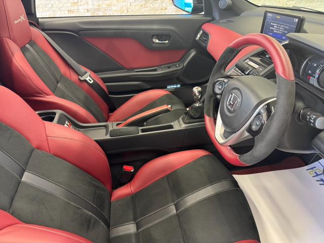 S660 モデューロX バージョンZ 6速MT スカイサウンドインターナビ&スピーカー TV Bluetooth接続 バックカメラ ETC2.0 無限サイドミラー シートヒーター LEDヘッド ETC2.0 ステルスブラック16インチAW(12枚目)