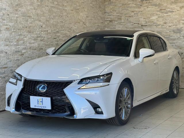 GS GS300h バージョンL 純正ナビ フルセグ Bカメ Bluetooth 3眼LED ETC2.0 アダプティブクルコン 全席シートヒーター シートクーラー BSM 純正18インチAW メモリ付Pシート アダプティブハイビーム(2枚目)