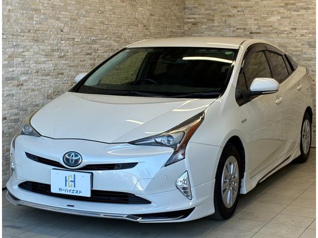 プリウス Sセーフティプラス モデリスタエアロ 純正9インチナビ TV Bカメ Bluetooth ETC アダプティブクルコン HUD パーキングアシスト オートマチックハイビーム オートライト レーンキープ LEDヘッドライト(2枚目)