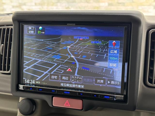 エブリイワゴン ＰＺターボスペシャル　ＫＥＮＷＯＯＤナビ　フルセグ　バックカメラ　Ｂｌｕｅｔｏｏｔｈ接続　ユニバーサルステップ　両側電スラ　シートヒーター　社外ステアリング　スズキスポーツローダウンスプリング　ＥＴＣ　純正１４インチＡＷ（18枚目）